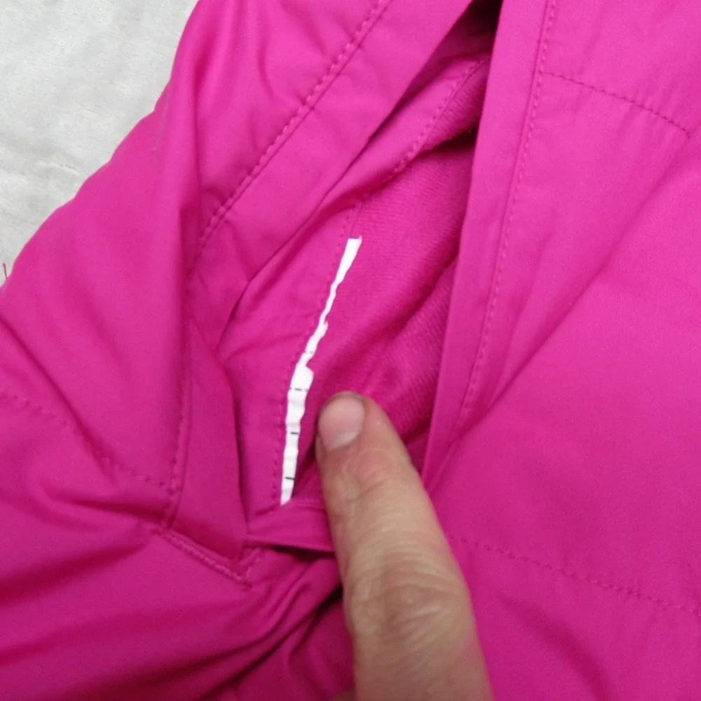 North Face Jacket Teen Girls XL 14/16‎ Pink Mossbud Reversible Insulated Puffer